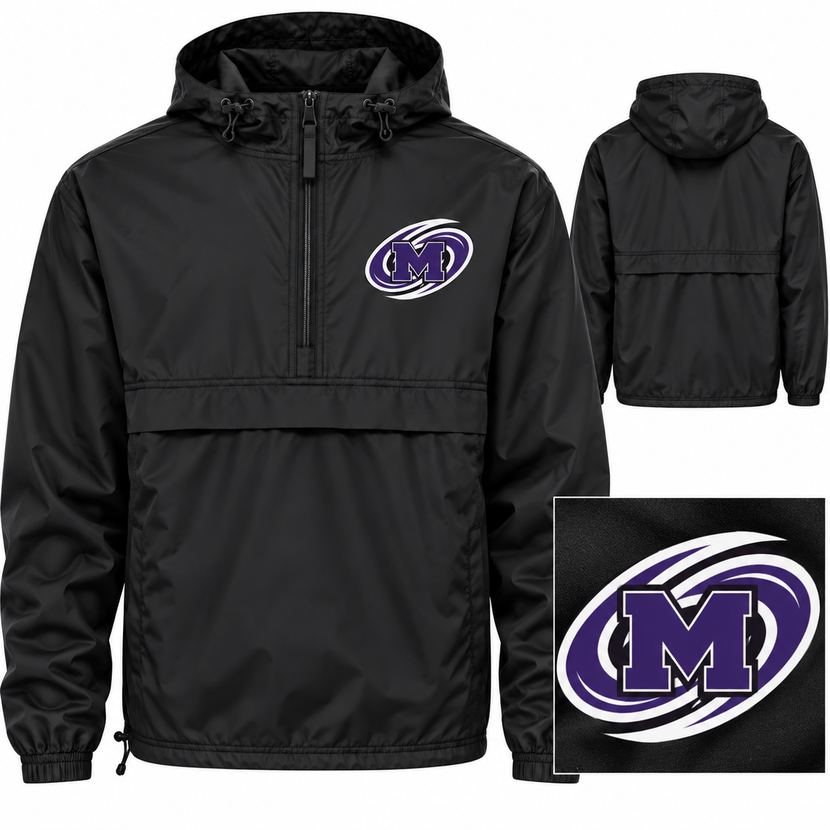 MAHS LOGO WINDBREAKER PULLOVER